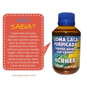 GOMA LACA PURIFICADA 100ML ACRILEX