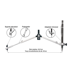 COMPASSO MOD.9000 COMPLETO - TRIDENT
