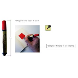 MARCADOR MAGIC-COLOR C/12 REF.641-0 CORES BÁSICAS