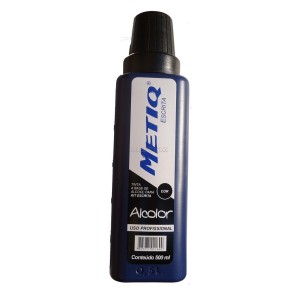 TINTA PRETA ALCOLOR METIQ 500ML