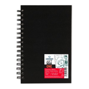Art Book One Canson Espiral A5+ 100g/m² - 80 fls