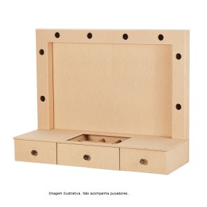 PENTEADEIRA SUSPENSA P/ PAREDE - MDF