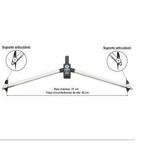 COMPASSO MOD.9003 SIMPLES TRIDENT