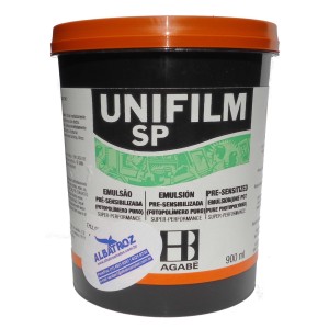 EMULSÃO PRÉ-SENSIBILIZADA UNIFILM SP 900ML - AGABÊ