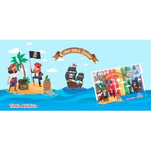 CANETA HIDROG. 12 CORES PILOT COLOR 850-L