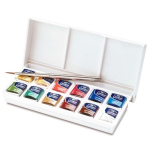 Estojo Aquarela 12 Cores Pastilha Cotman Pocket Winsor & Newton