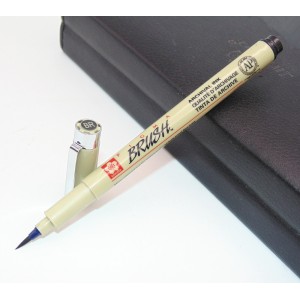 Caneta Pincel Pigma Brush Preta Sakura