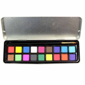 Aquarela em Pastilha 18 Cores - Sinoart