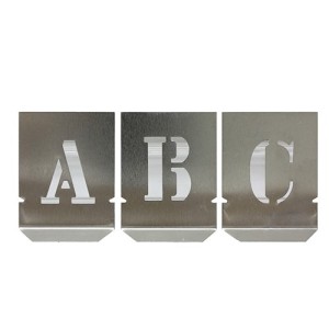 Letras Vazadas em Chapa 100mm Metal