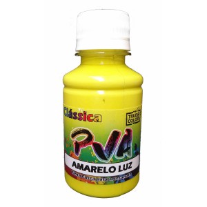 TINTA PVA FOSCA AMARELO LUZ 100ML - TRUE COLORS
