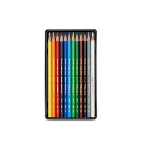 LÁPIS DE COR AQUARELA 12 CORES PRISMALO - CARAN D'ACHE