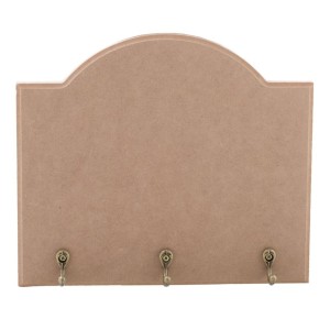 PORTA CHAVES MDF C/3 GANCHOS