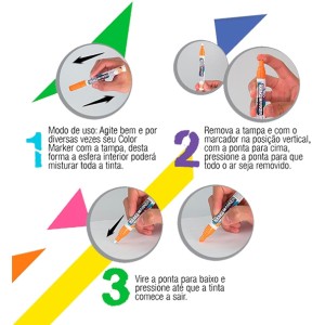 MARCADOR COLOR MARKER MULTIUSO BASE ÁGUA VERDE MUSGO - ACRILEX