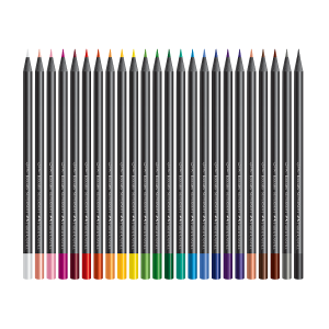 LÁPIS DE COR SUPERSOFT 24 CORES FABER-CASTELL