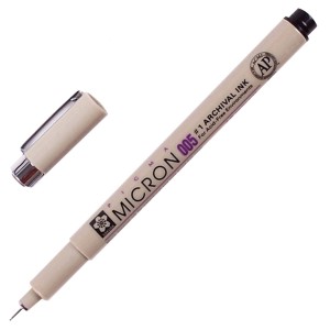 CANETA NANQUIM PIGMA MICRON 005 PRETO - SAKURA