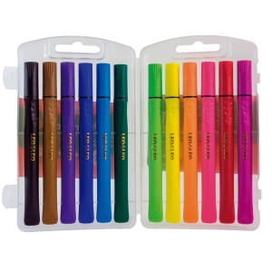 CANETA HIDROCOR BRUSH 12 CORES - LEO&LEO