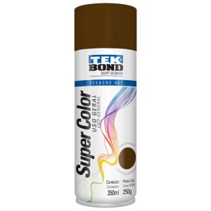 TINTA SPRAY MARROM 350ML USO GERAL - TEKBOND