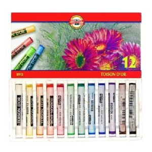 GIZ PASTEL SECO 12 CORES TOISON'DOR KOH-I-NOOR
