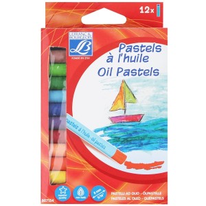 Giz Pastel Oleoso 12 Cores - Lefranc & Bourgeois