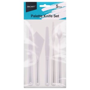 KIT ESPÁTULAS PLÁSTICAS C/5 UN. - SINOART