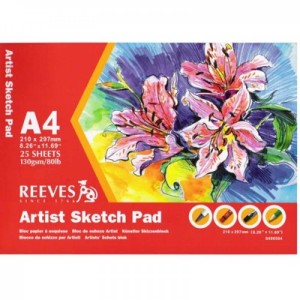BLOCO DE PAPEL ESBOÇO SKETCH PAD A4 130G/M² - REEVES