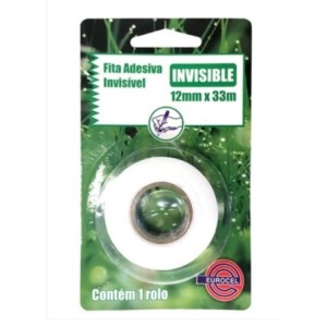 FITA ADESIVA INVISIVEL/ MÁGICA 12MM X 33M - EUROCEL