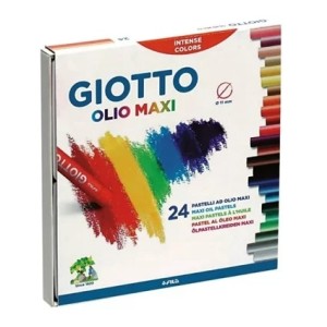 Giz Pastel Oleoso 24 Cores - Giotto