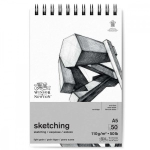 BLOCO DE PAPEL ESBOÇO SKETCH A5 110G/M² 50FLS - WINSOR & NEWTON