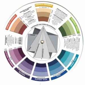 Círculo Cromático 13cm em Português - Sinoart