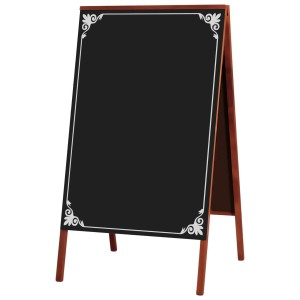 Cavalete Quadro Negro 70x50cm 2 Faces- Souza