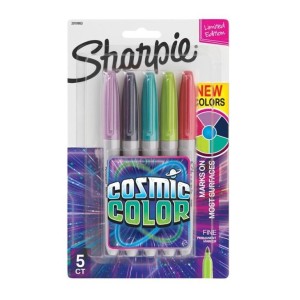 Marcador Permanente Cosmic Color 5 Cores Sharpie 2010953