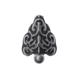 Pezinho Cantoneira P Prata Velho c/ 4 Peças (PM1618)