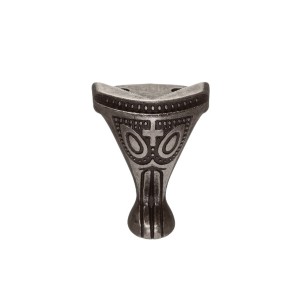 Pezinho Tradicional P Prata Velho c/ 4 peças (PM1465)