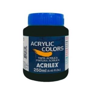 Tinta Acrílica Preto 250ml - Acrilex