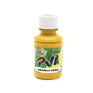 Tinta Pva Fosca Amarelo Gema 100ml - True Colors